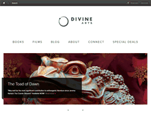 Tablet Screenshot of divineartsmedia.com